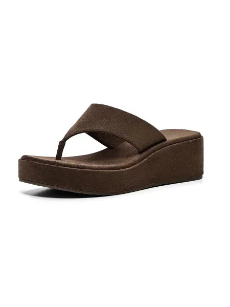 Bershka Flip-flops maro