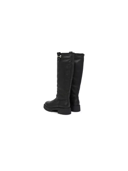 Calvin Klein Zimski škornji Chunky High Boot Lth Hdw črna