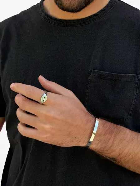 Brăţară Nialaya Jewelry argintiu