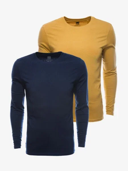 Тениска Ombre Clothing синьо