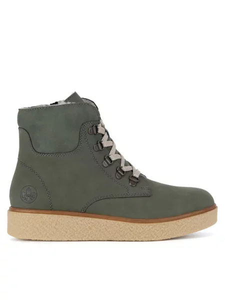 Trzewiki Rieker zielone