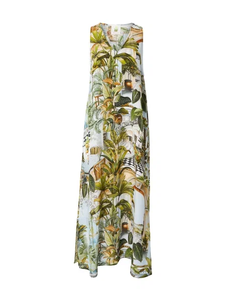PRINCESS GOES HOLLYWOOD Rochie de vară Safariroom deschis / maro / oliv / verde deschis albastru