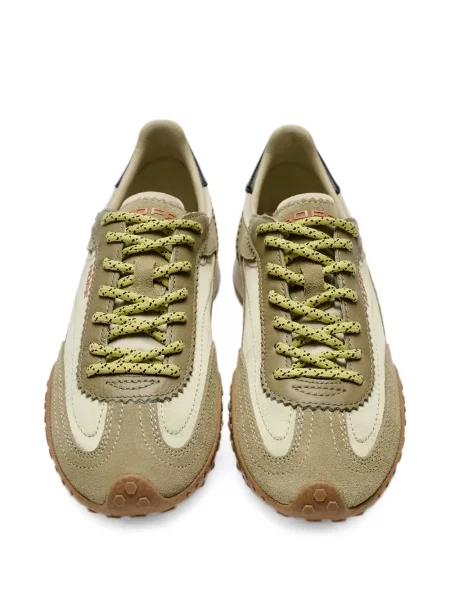 Sneakerși Hoff cu șireturi din dantelă verde