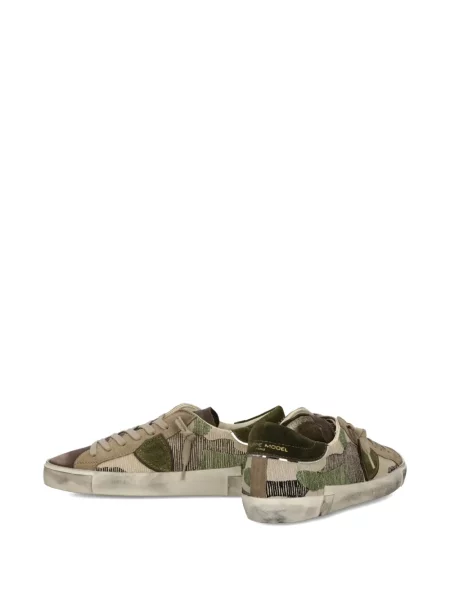 Sneakerși Philippe Model Paris cu model camuflaj maro