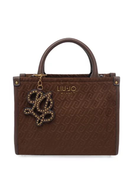 Geantă shopper Liu Jo cu tepi maro
