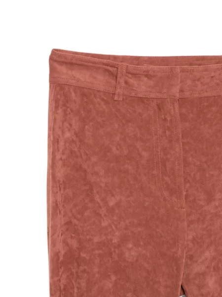 Cu centură pantaloni Alberta Ferretti portocaliu