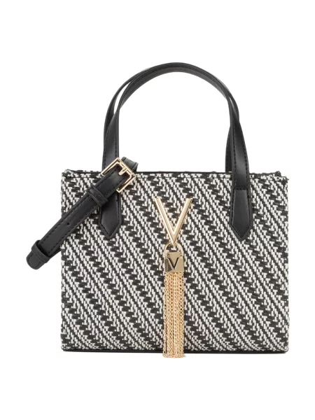 VALENTINO Ročna torbica / bela črna
