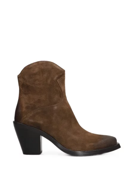 Botine Ash din piele de căprioară maro