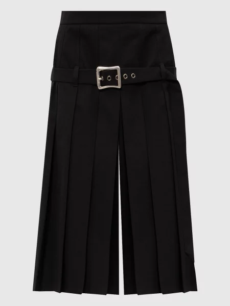 Шерстяные кюлоты Ann Demeulemeester черные