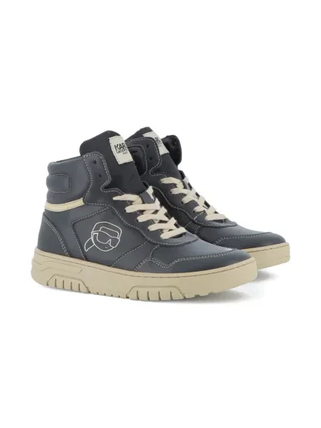 Sneakersy dziecięce Karl Lagerfeld czarne