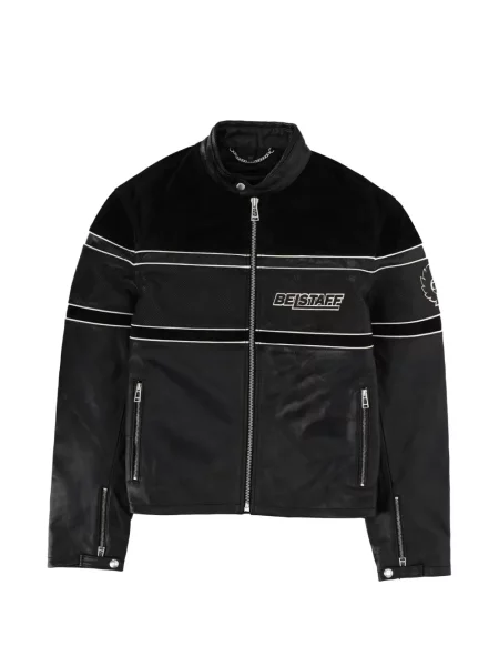 Kožená bunda Belstaff černá