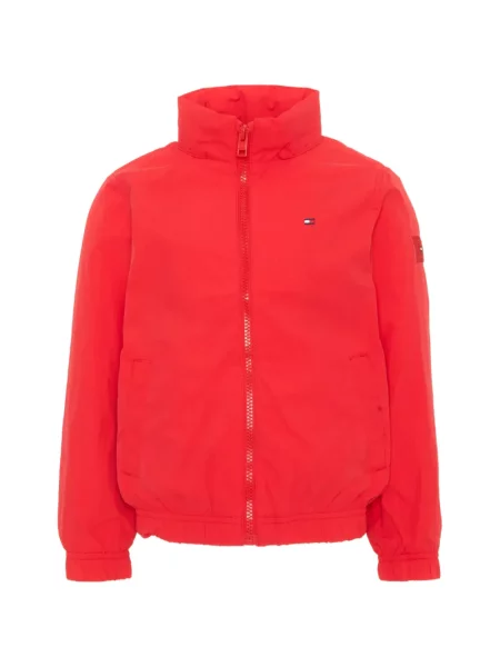 Kurtka dziecięca Tommy Hilfiger czerwona