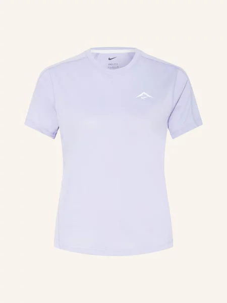 Nike Běžecké Tričko Trail Dri-Fit světle fialová