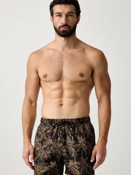 BOSS pantaloni scurți de baie pentru bărbați Bream negru