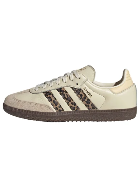 Pantofi adidas Samba OG Kids Cream White/ Core Black/ Sand Strata alb