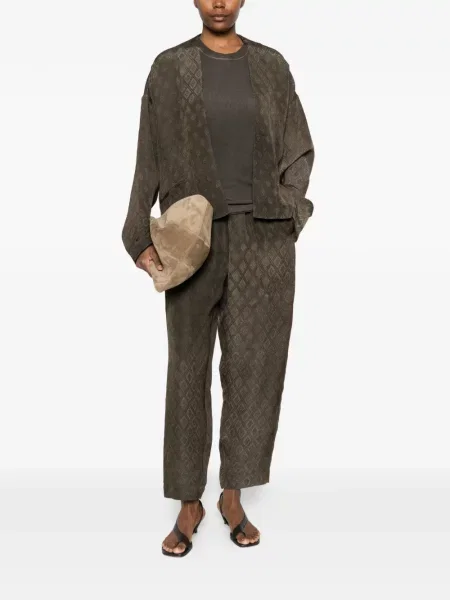 Pantaloni Uma Wang maro