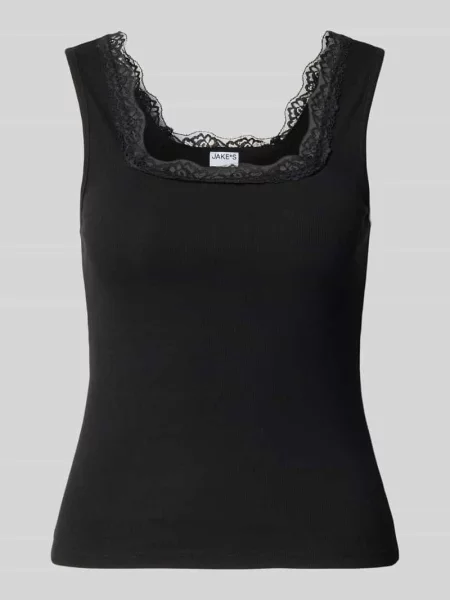 Top Jake*s Casual koronkowy czarny