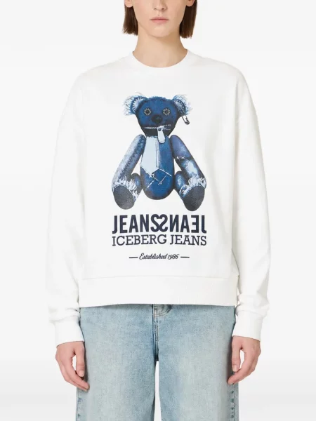 Hanorac Iceberg cu imagine alb