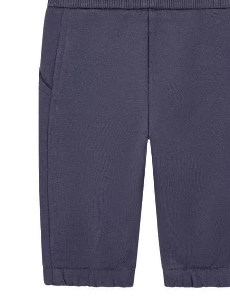 Spodnie dziecięce Emporio Armani niebieskie