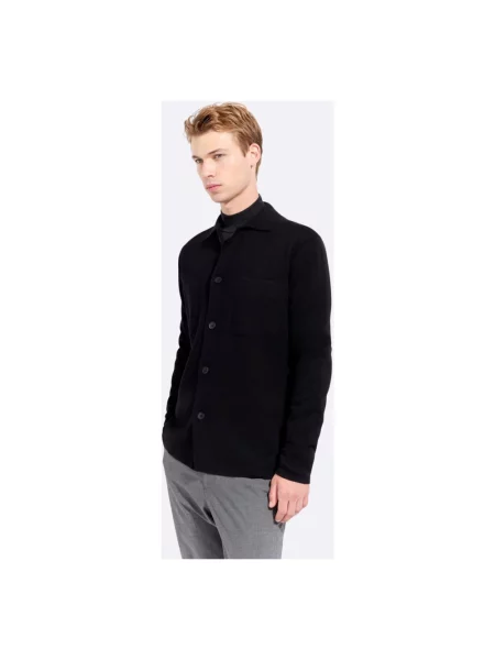 Sweter Filippo De Laurentiis wełniany czarny