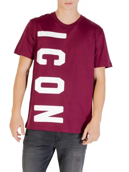 Къс тениска Icon бяло