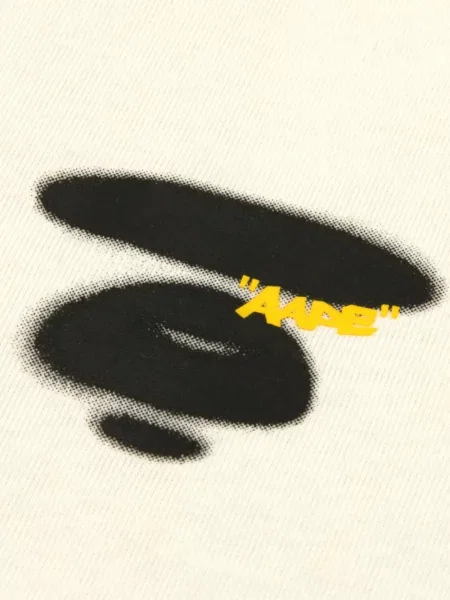 Tricou Aape By A Bathing Ape cu imagine alb
