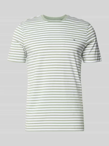 T-shirt o kroju regular fit z wyhaftowanym logo Christian Berg Men