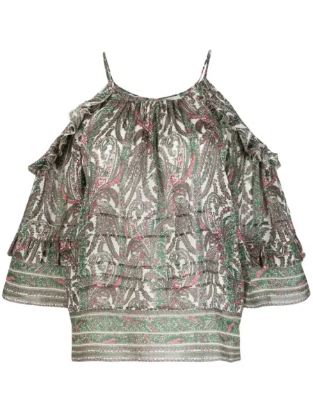 Top Marant cu imagine alb