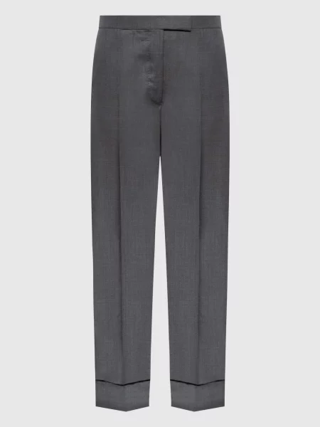 Штани з вовни Thom Browne сірі