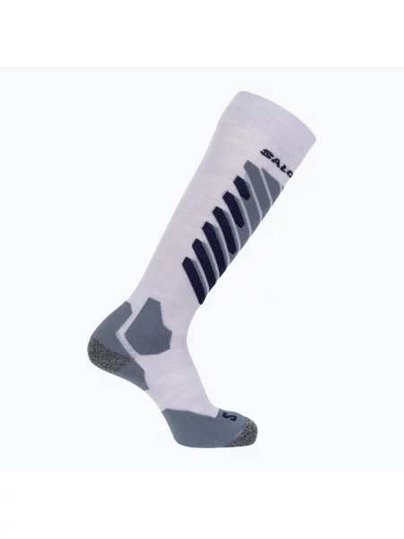Скиорски чорапи Salomon S/Access sweet lavender/medium grey бяло