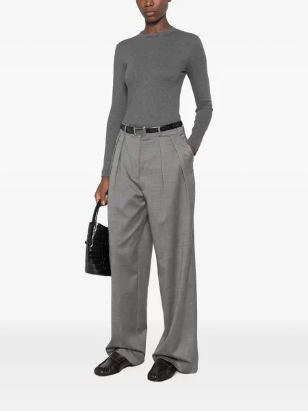 Lung tricou Brunello Cucinelli gri