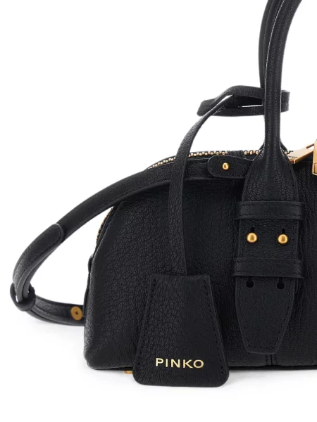 Geantă shopper Pinko din piele negru