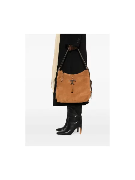 Torebka Tod's skórzana brązowa