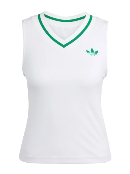 ADIDAS PERFORMANCE Sport top WOW verde alb