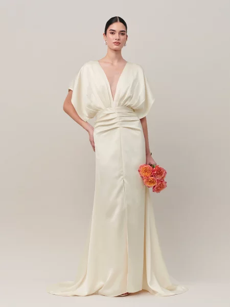 Sável Rochie JOANNAH' alb