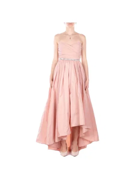 Pinko rochie drapată bej