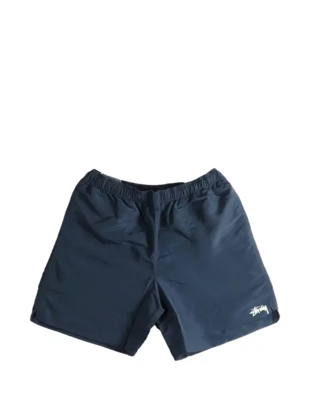 Pantaloni scurți Stüssy cu autograf albastru