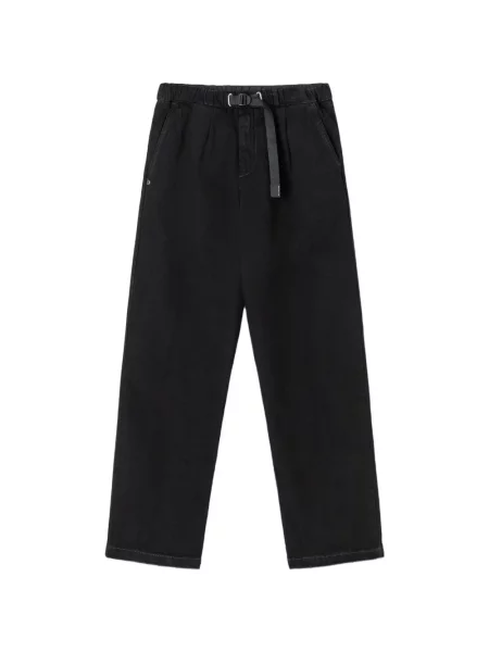Cu centură pantaloni White Sand alb