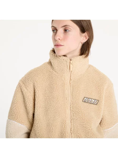 Kurtka Karl Kani Sport Patch Teddy Block Track Jacket Sand/ Light Sand XS beżowa