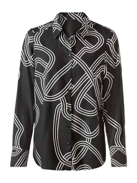 Heine Bluză negru alb