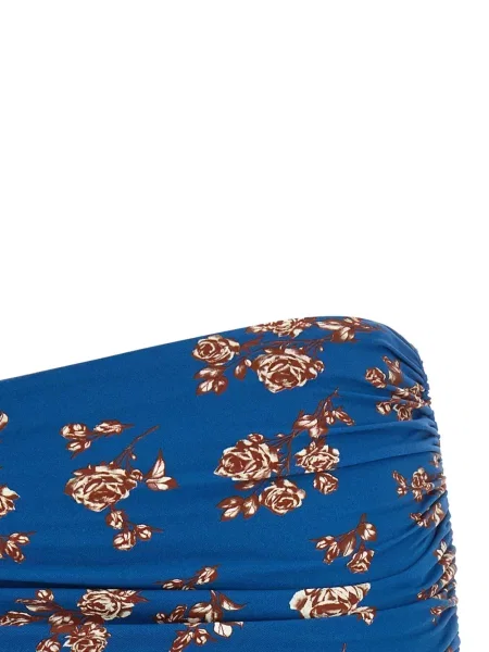 Spódnica w kwiaty Magda Butrym w kwiatki niebieski