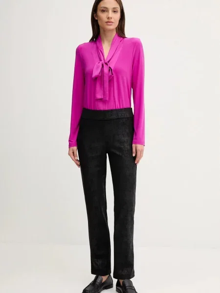 Штани Joseph Ribkoff прямі середня посадка чорний