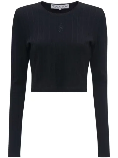 Cropp top Jw Anderson cu broderie negru