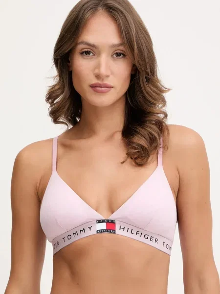 Сутиен Tommy Hilfiger с изчистен дизайн черно