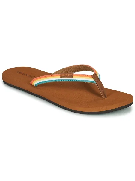 Olcsóbban. Női flip-flop papucs Rip Curl Freedom Bloom Open Toe multicolor. Méret: 36 EU barna