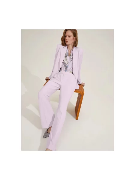 Pantaloni Linea Emme Marella roz