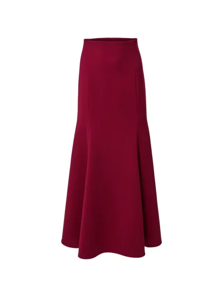Fustă midi Carolina Herrera roșu