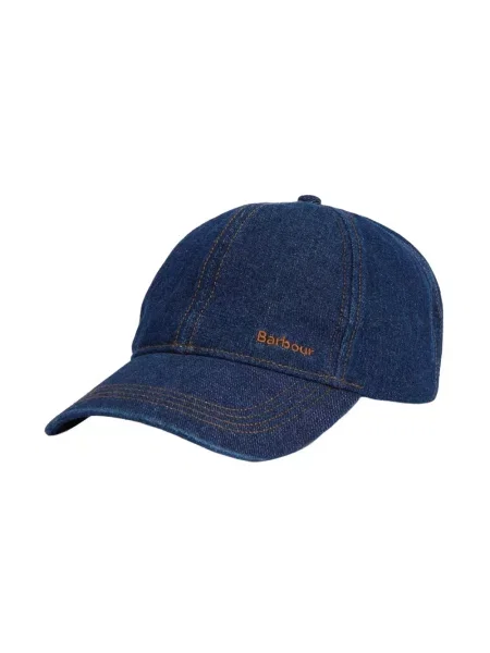Czapka z daszkiem Barbour niebieska