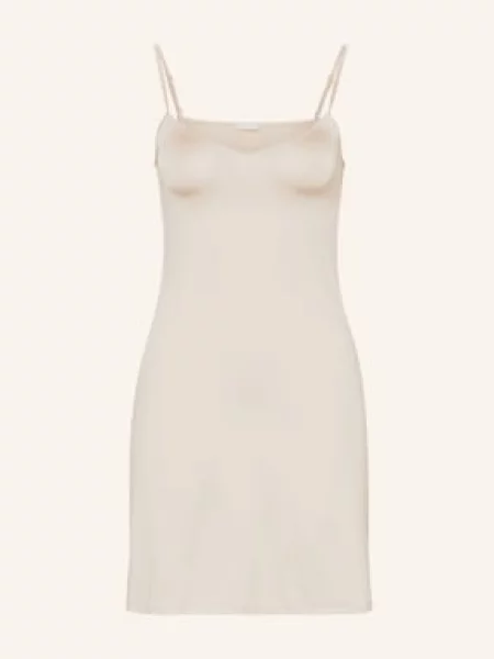 Hanro Koszula Nocna Satin Deluxe Z Satyny beige beżowa