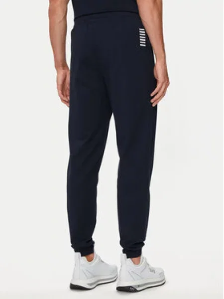 Emporio Armani Spodnji del trenirke PJVRZ Mornarsko modra